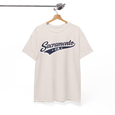 White Smoke Sacramento CA Vintage Script T‑Shirt