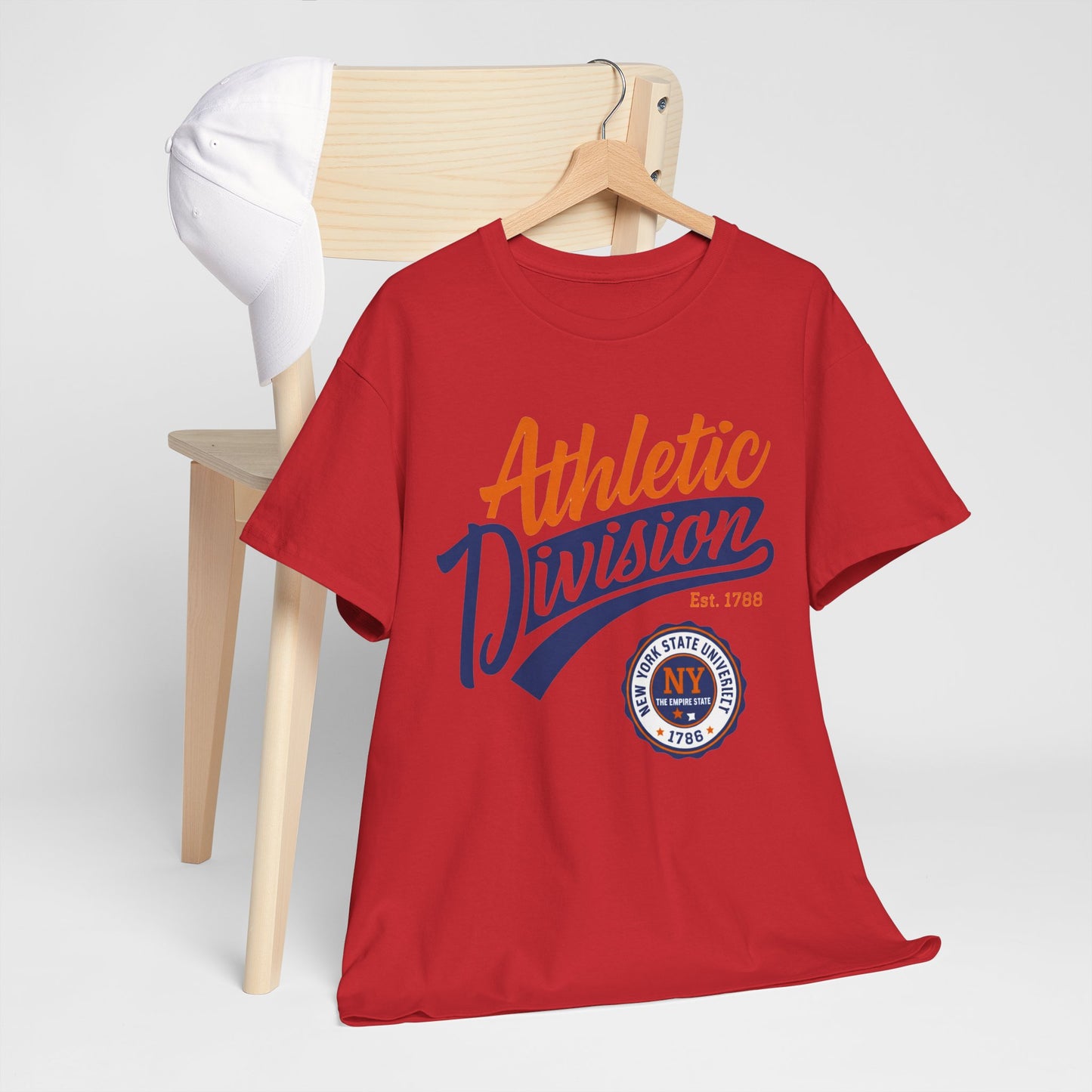 Athletic Division NY Vintage Graphic Tee collegiate style t-shirt