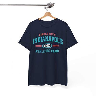 White Smoke Indianapolis Athletic Club Tee Vintage Sports Shirt Circle City IND Indiana T Shirt