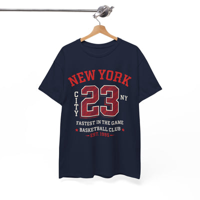 New York 23 Basketball Tee — Fastest in the Game Athletic Shirt – nfl fan apparel, nfl fan apparel, image 1.0