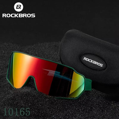 Black ROCKBROS Bike Glasses MTB Road Polarized Lens Cycling Sunglasses UV400 Protection Outdoor Spots Local Shipping Bicycle Glasses