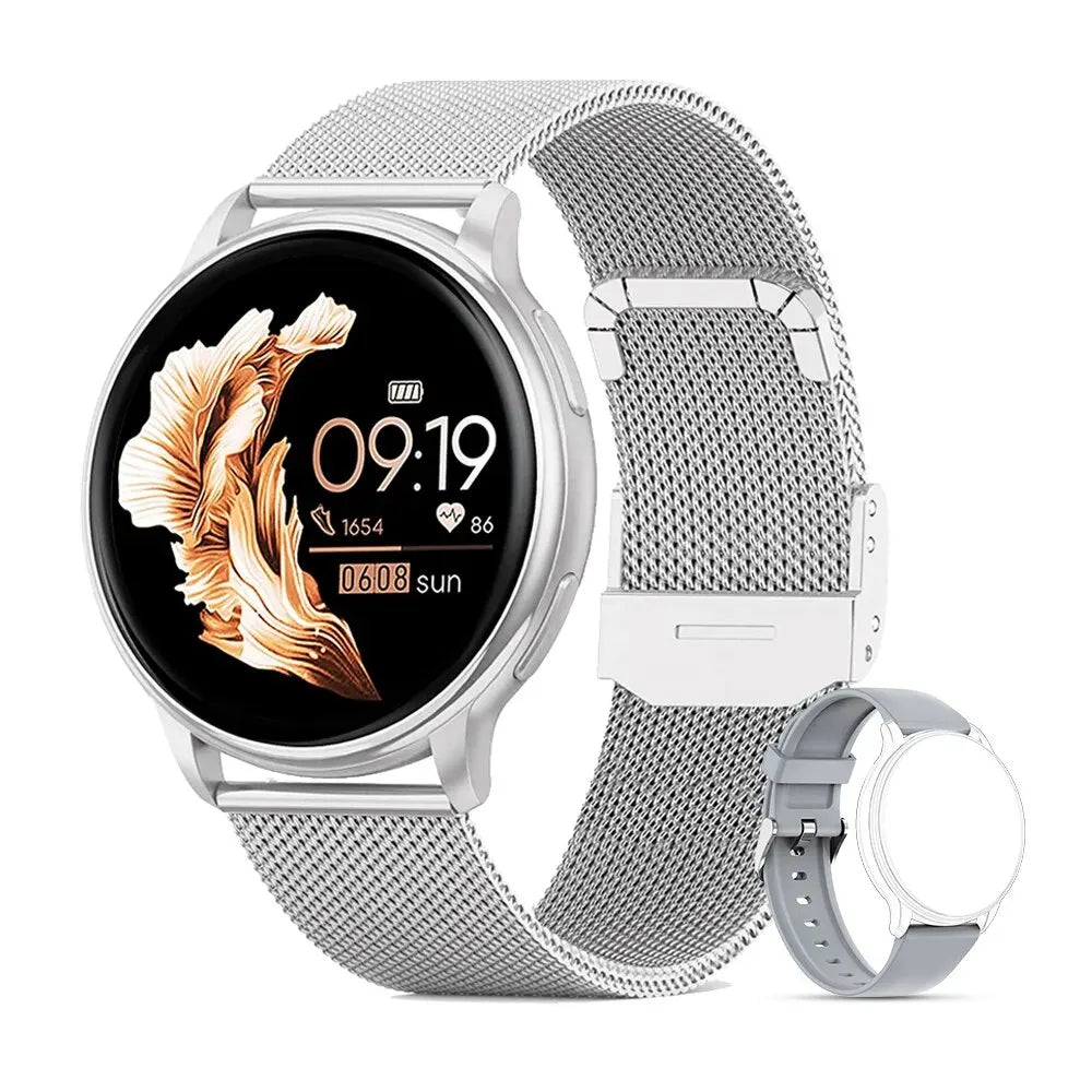 White Smoke MEVADEN Bluetooth Call Smart Watch Women Custom Dial Watches Men Sport Fitness Tracker Heart Rate Smartwatch For Android IOS Y22