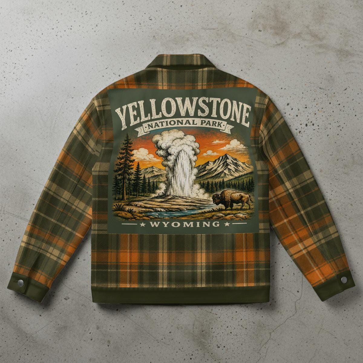 Yellowstone Plaid Shacket – Wilderness Flannel Outdoor Coat