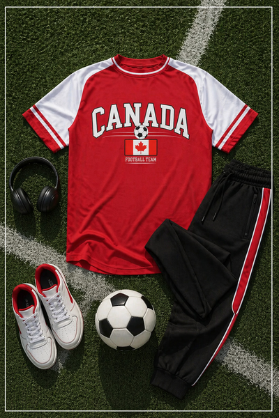 Canada T-Shirt – Football-Inspired Streetwear for a Bold Game Day Look