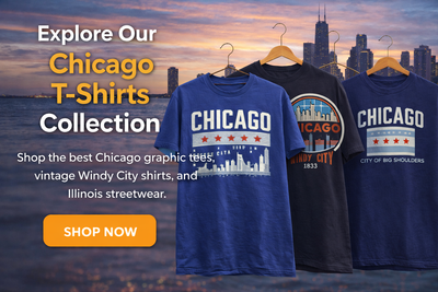 Best Chicago T Shirts – Vintage Windy City Graphic Tees, Illinois Streetwear  Urban Style