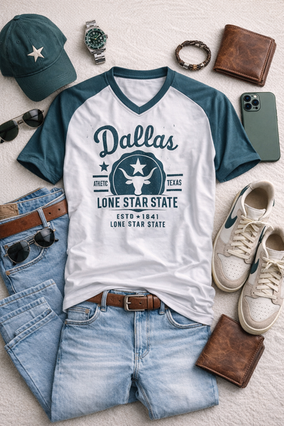 Dallas Texas Shirt Outfit Ideas: How to Style a Lone Star State Graphic Tee for a Casual Everyday Look