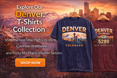 Best Denver T Shirts – Mile High City Graphic Tees  Colorado Streetwear