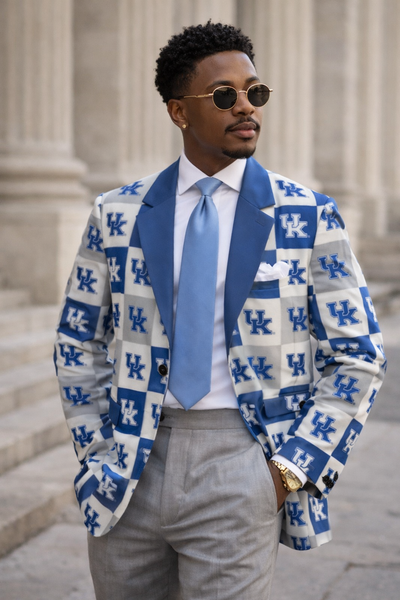 Kentucky Wildcats Light Blue Blazer Outfit – Fresh Precision with Modern Elegance