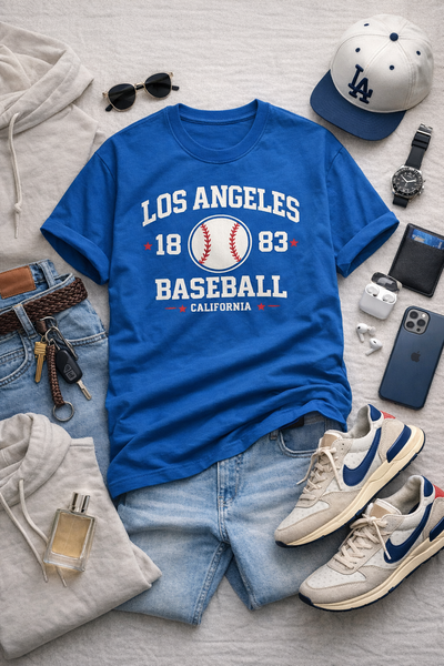 Los Angeles Baseball Shirt Style Guide: The Casual Graphic Tee Everyone Wants Right Now