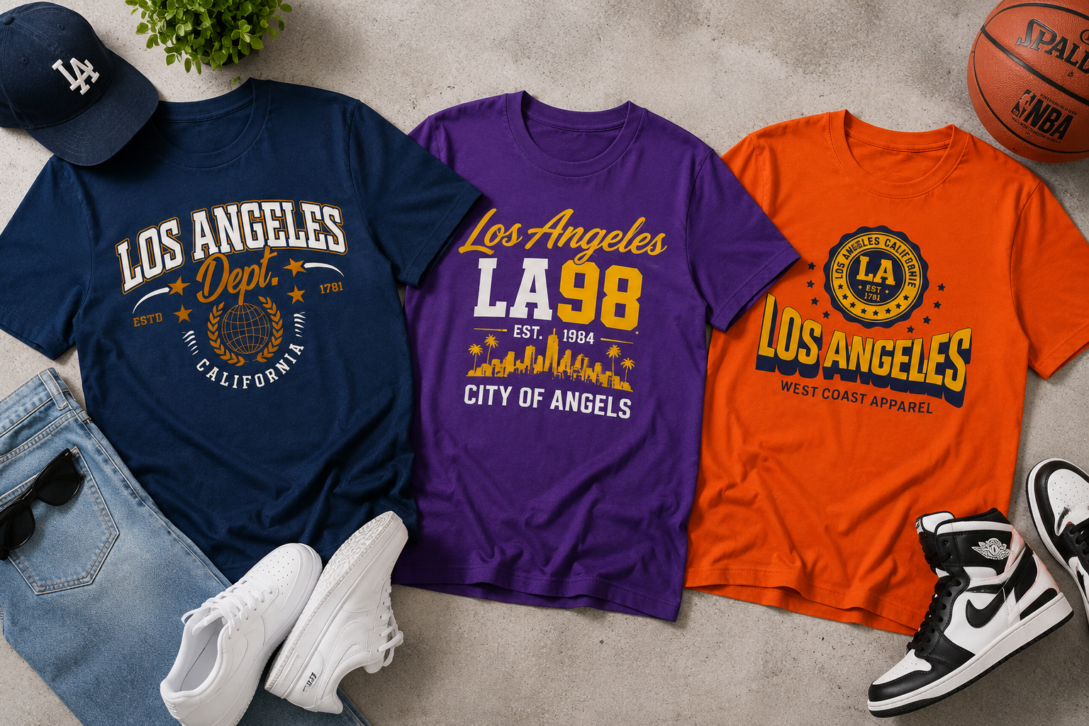 Los Angeles Graphic T-Shirts: The Streetwear Trend Taking Over California Fashion