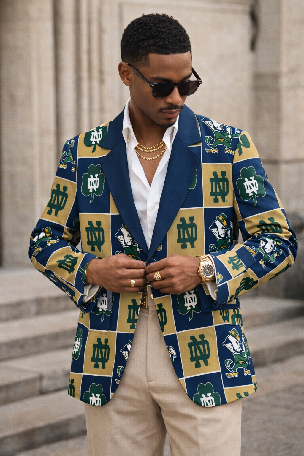 Notre Dame Blazer – Classic Legacy with a Modern Luxury Twist