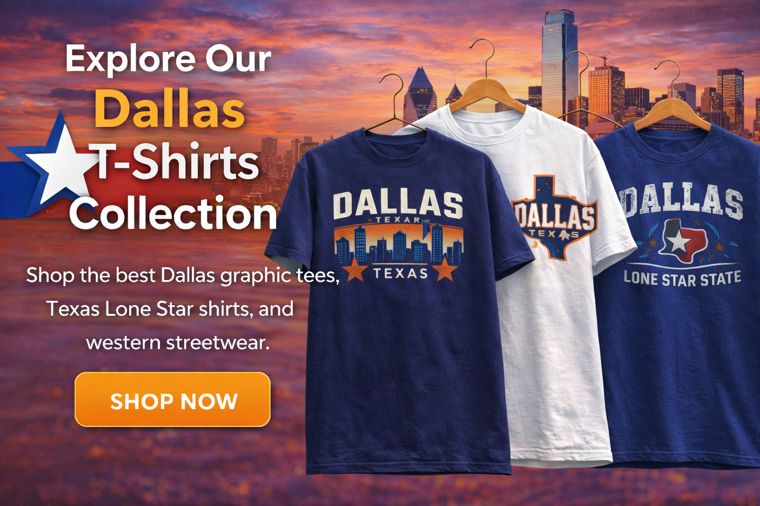 Best Dallas T Shirts – Vintage Dallas Graphic Tees, Texas Streetwear  Lone Star Style