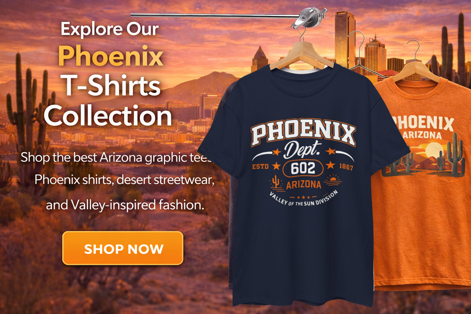 Best Phoenix T Shirts – Vintage Phoenix Graphic Tees, Arizona Streetwear Desert Style