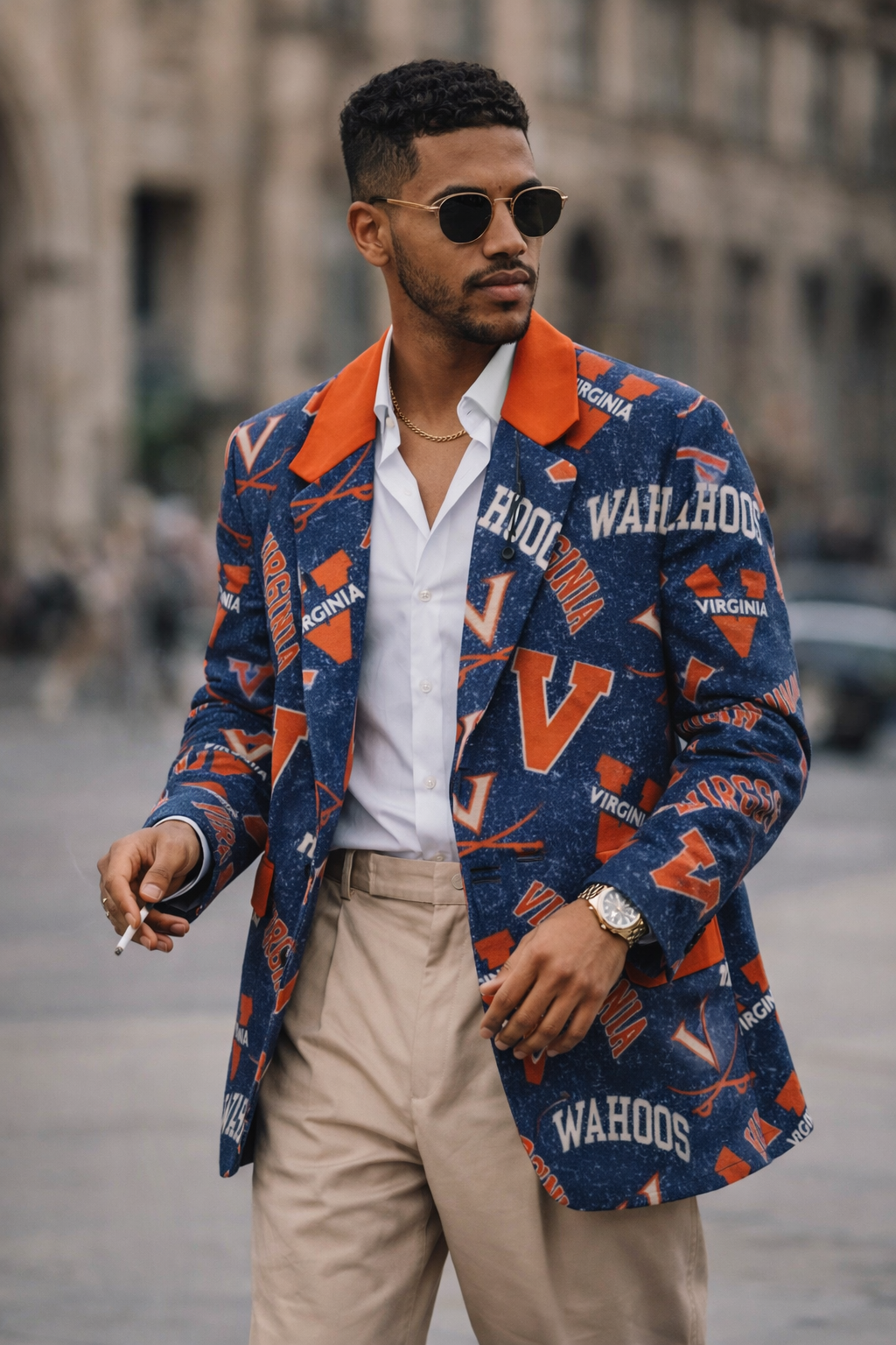 Virginia Blazer – Sharp Contrast with Effortless Confidence