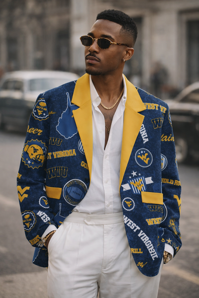 West Virginia Mountaineers Blazer – Bold Heritage Modern Style