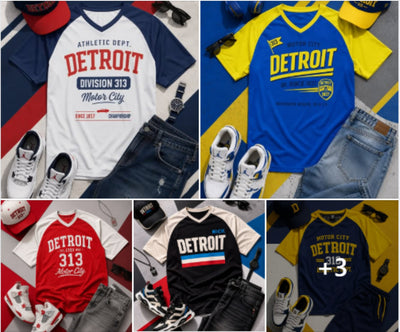 Detroit Streetwear Jerseys and Flat Lay Fashion Trends Taking Over