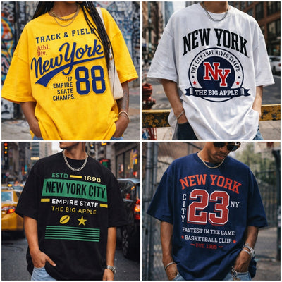 New York Vintage T-Shirts – Best NYC Streetwear and 90s Athletic Style Tees