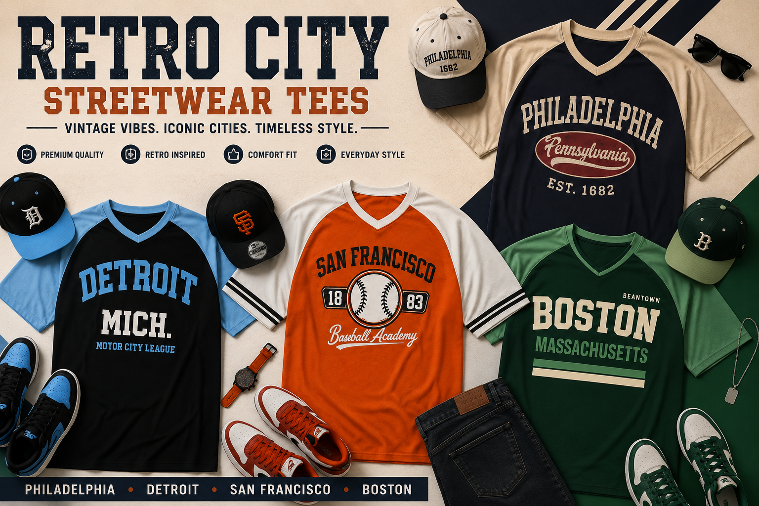 Retro City Streetwear Tees Dominating 2026 Fashion Trends