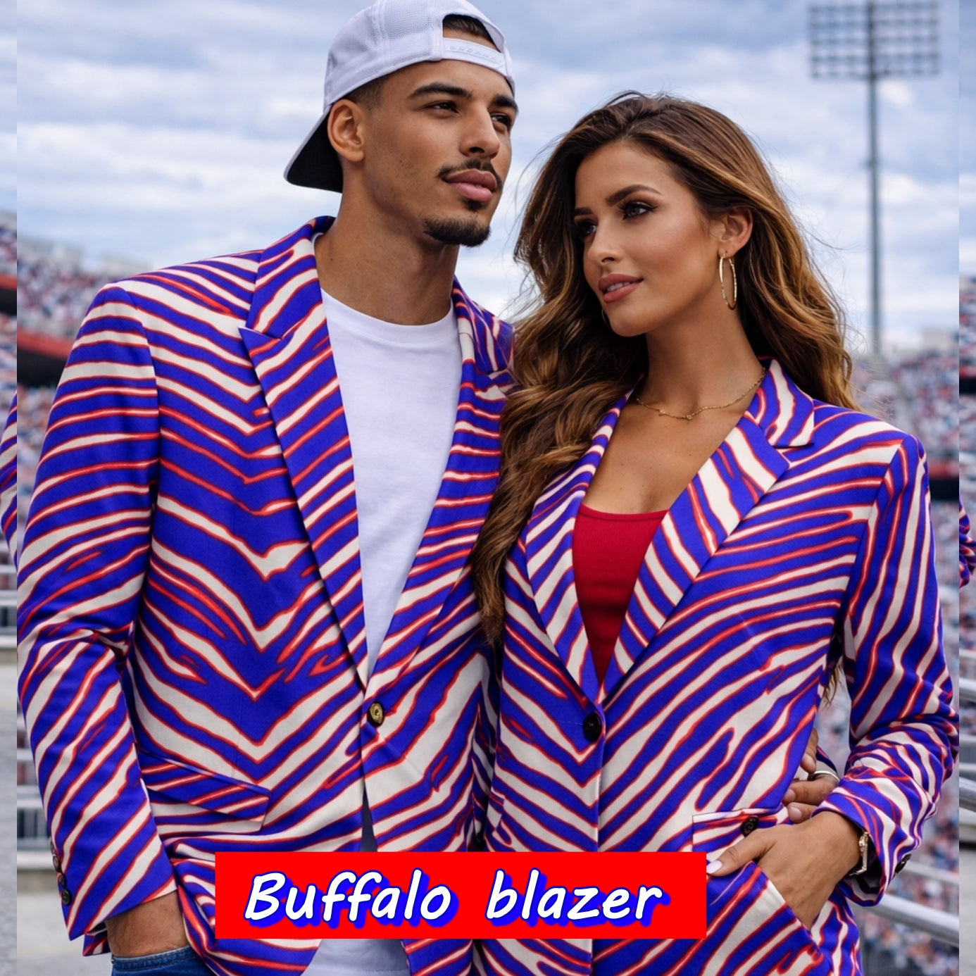 Retro Game Day Blazers – Zebra Football Fashion Collection