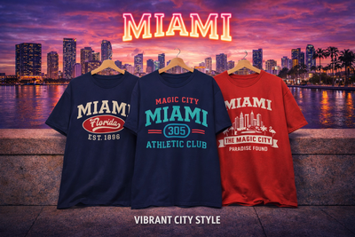 Miami T Shirts – Florida 305 Streetwear and Varsity Style Shirts