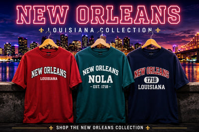 New Orleans City T-Shirts – NOLA 504 Vintage Streetwear Collection