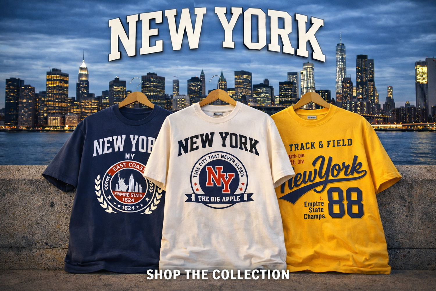 New York T-Shirts Collection – NYC Varsity Athletic Streetwear
