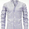Gray Men'S Long-Sleeve Shirt from [Shule Water OBM] - Featuring a Striped Pattern, Suitable for Business And Casual Wear All Year Round, Machine Washable, Made from Structured Non-Stretch Fabric, with a Button- Front Closure