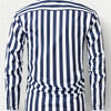 Lavender New Men's Formal Long Sleeve Thick Stripe Shirt, Easy Care, Versatile Business Casual Professional Shirt, Holiday Gift