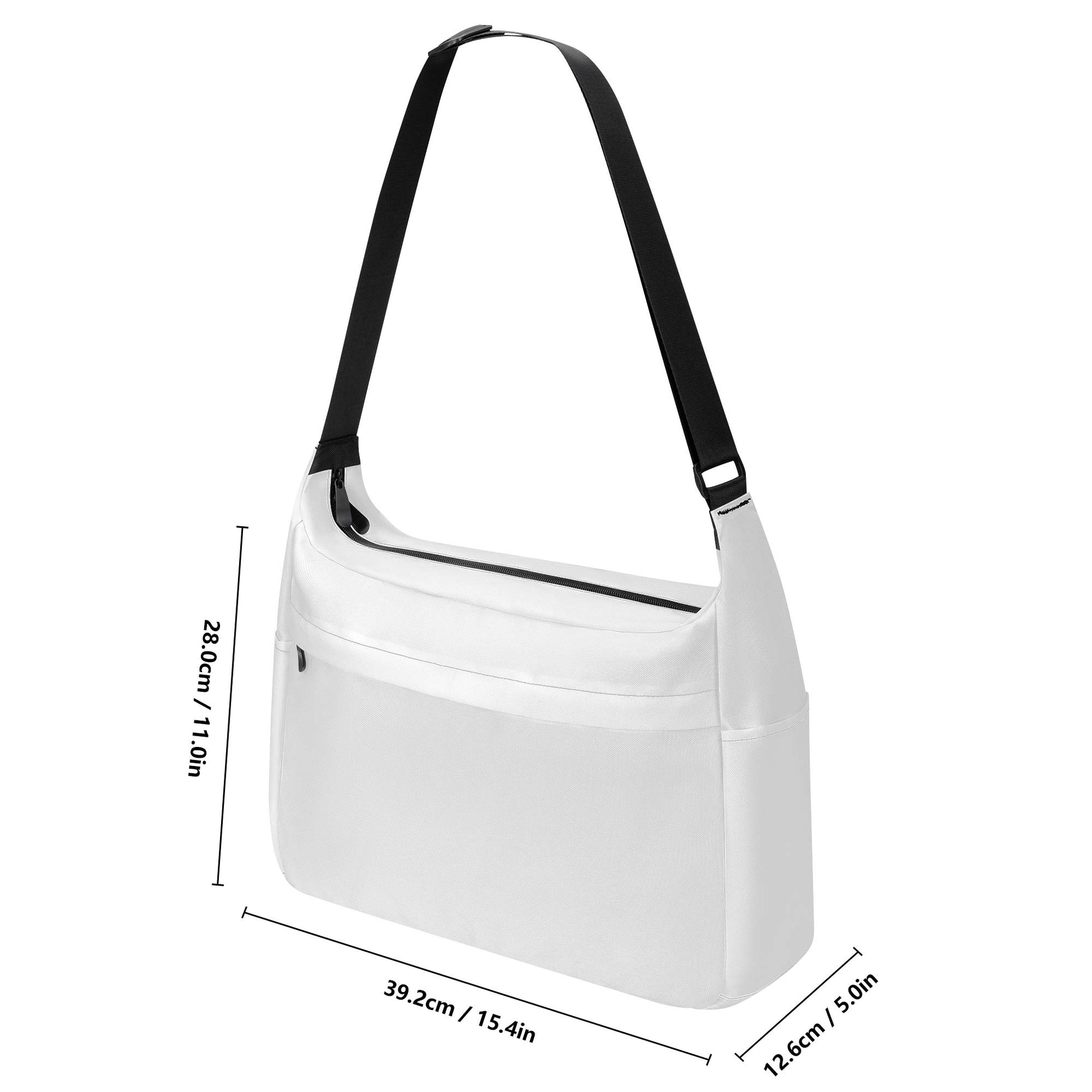 White Smoke Messenger Bag – Red Blue White Zebra Game Day Style