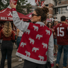 Alabama Crimson Tide Elephant Print Varsity Jacket – Trendy Game Day Streetwear for Men and Women