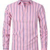 White Smoke Striped Business Shirt