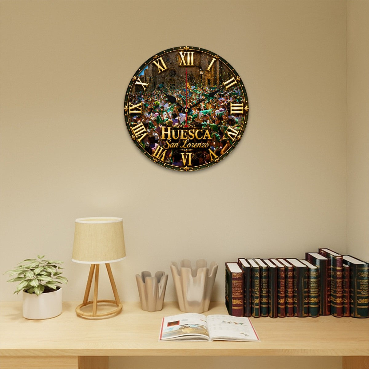 Reloj de Pared Fiestas de San Lorenzo de Huesca