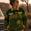 Joshua Tree National Park Vintage Green Jacket – Retro Desert Outdoor Streetwear Bomber