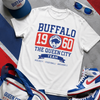 Buffalo 1960 The Queen City Team Tee — Vintage New York Sports Shirt