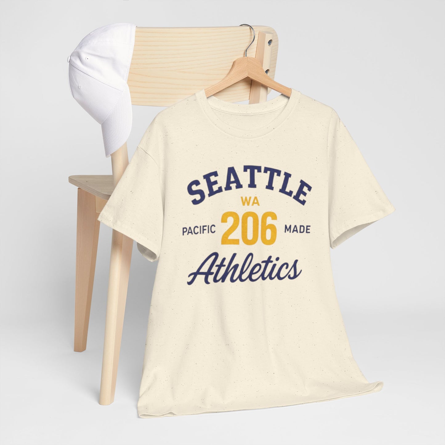 Seattle 206 Athletics T-Shirt Pacific NW state shirt athletics tee