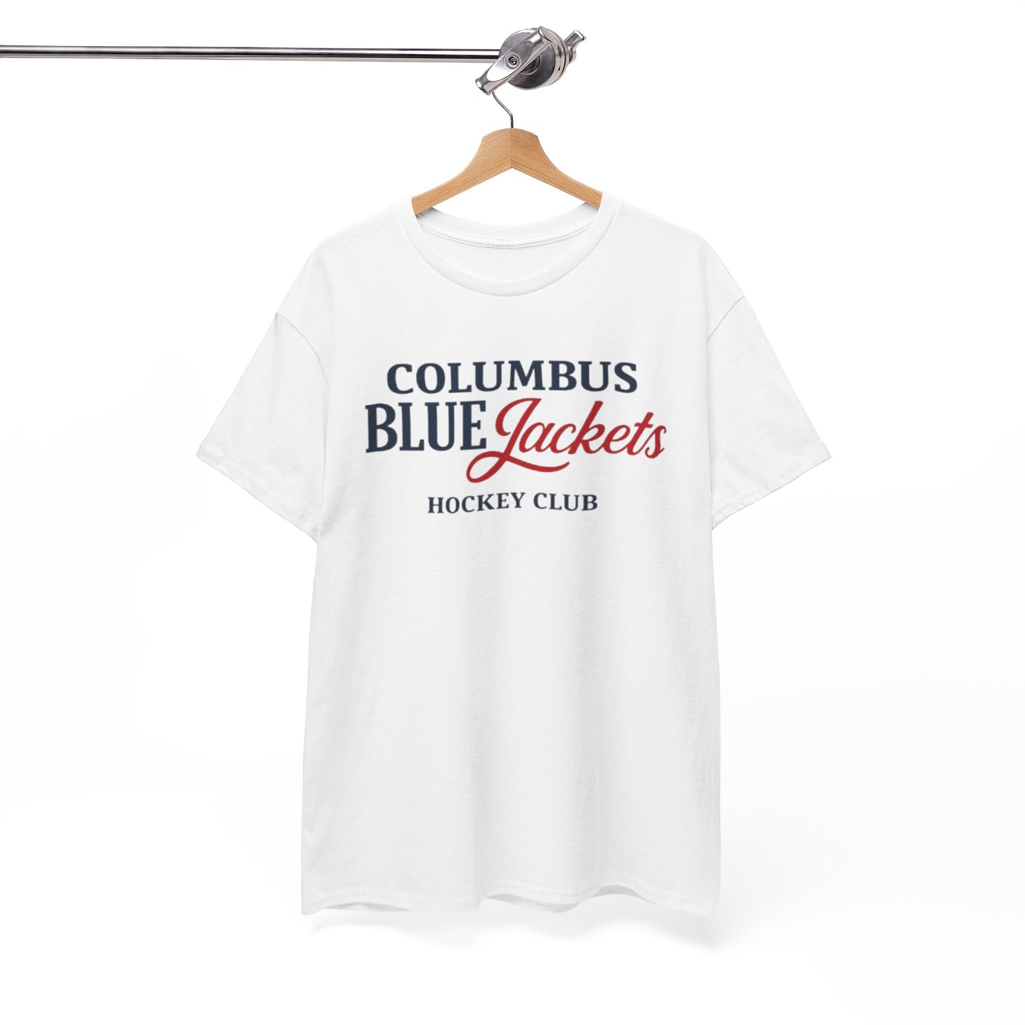 White Smoke Columbus Blue Jackets Hockey Club T‑Shirt