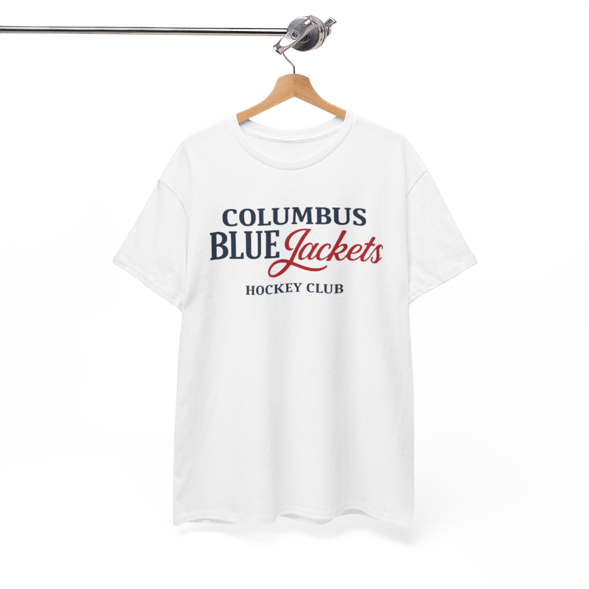 White Smoke Columbus Blue Jackets Hockey Club T‑Shirt