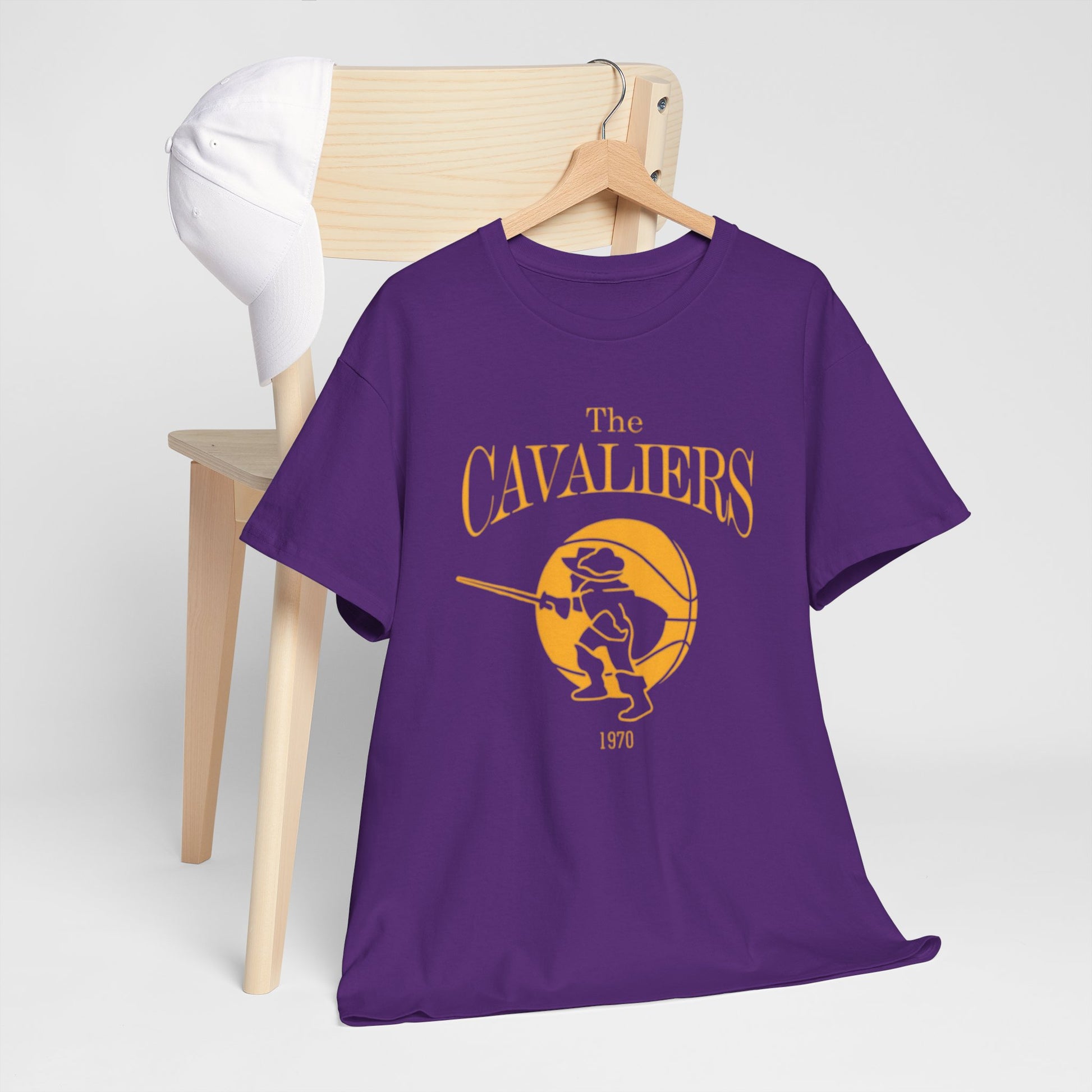Cavaliers Retro Logo T-Shirt — Vintage 1970 Sports Tee streetwear fashion product image 9