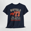 Lavender Buffalo 77 New York Tee — Empire State Vintage Sports Shirt