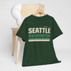Lavender Seattle Washington Vintage Tee — Emerald City Retro Graphic T-Shirt