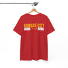 White Smoke Kansas City Chiefs Retro Stripe T-Shirt