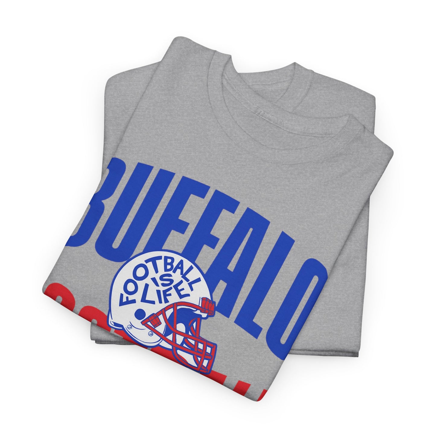 Buffalo Football T-Shirt — Retro Helmet Sports Tee
