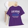 Lavender Las Vegas Dazzling Tee — "What Happens Here, Stays Legendary" Graphic Shirt