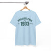 White Smoke Philadelphia 1933 Retro Football Tee