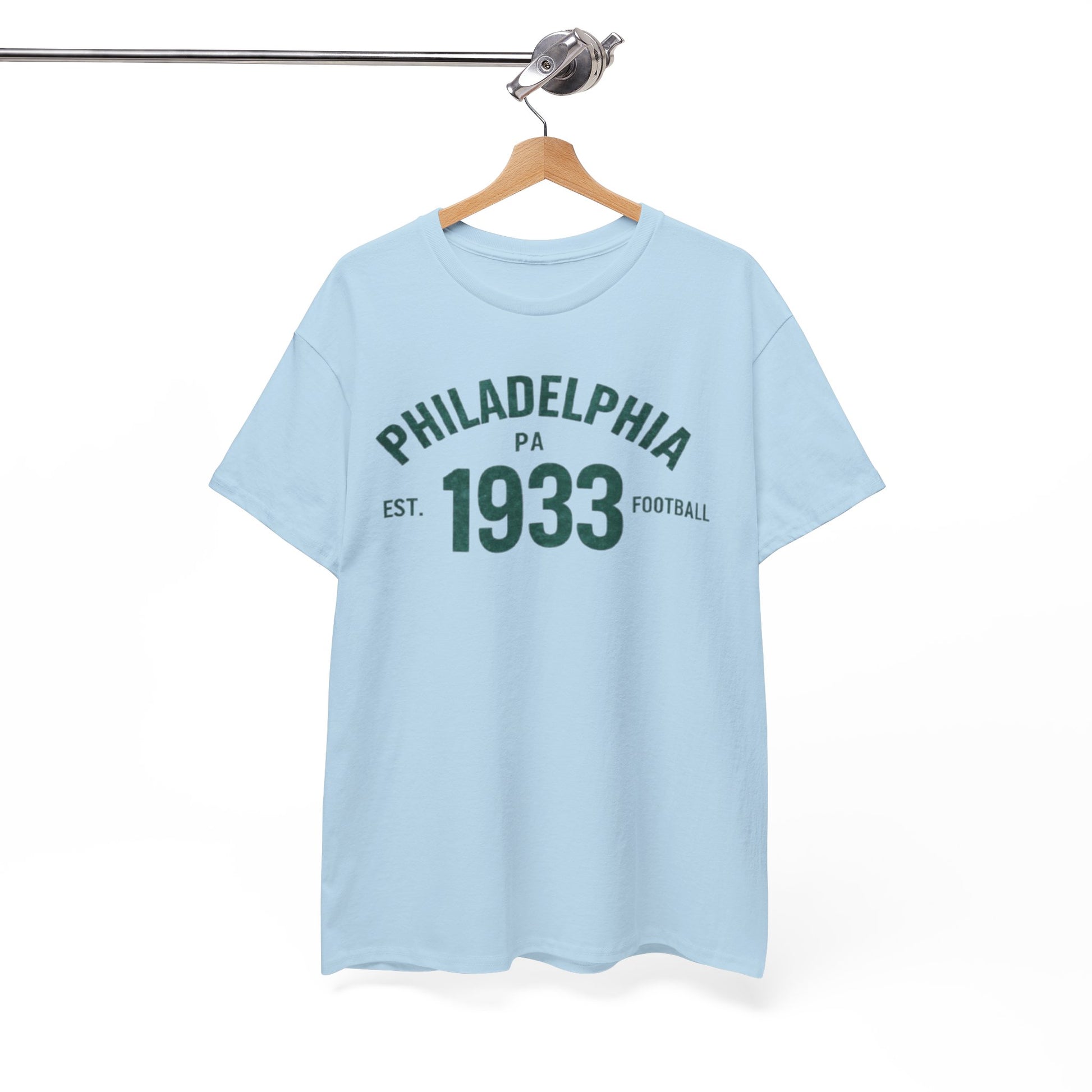 White Smoke Philadelphia 1933 Retro Football Tee