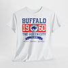 Lavender Buffalo 1960 The Queen City Team Tee — Vintage New York Sports Shirt