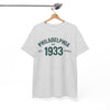 White Smoke Philadelphia 1933 Retro Football Tee