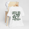 Lavender Green Bay Football Vintage Tee — "Green Bay WI Football Est. 1919"