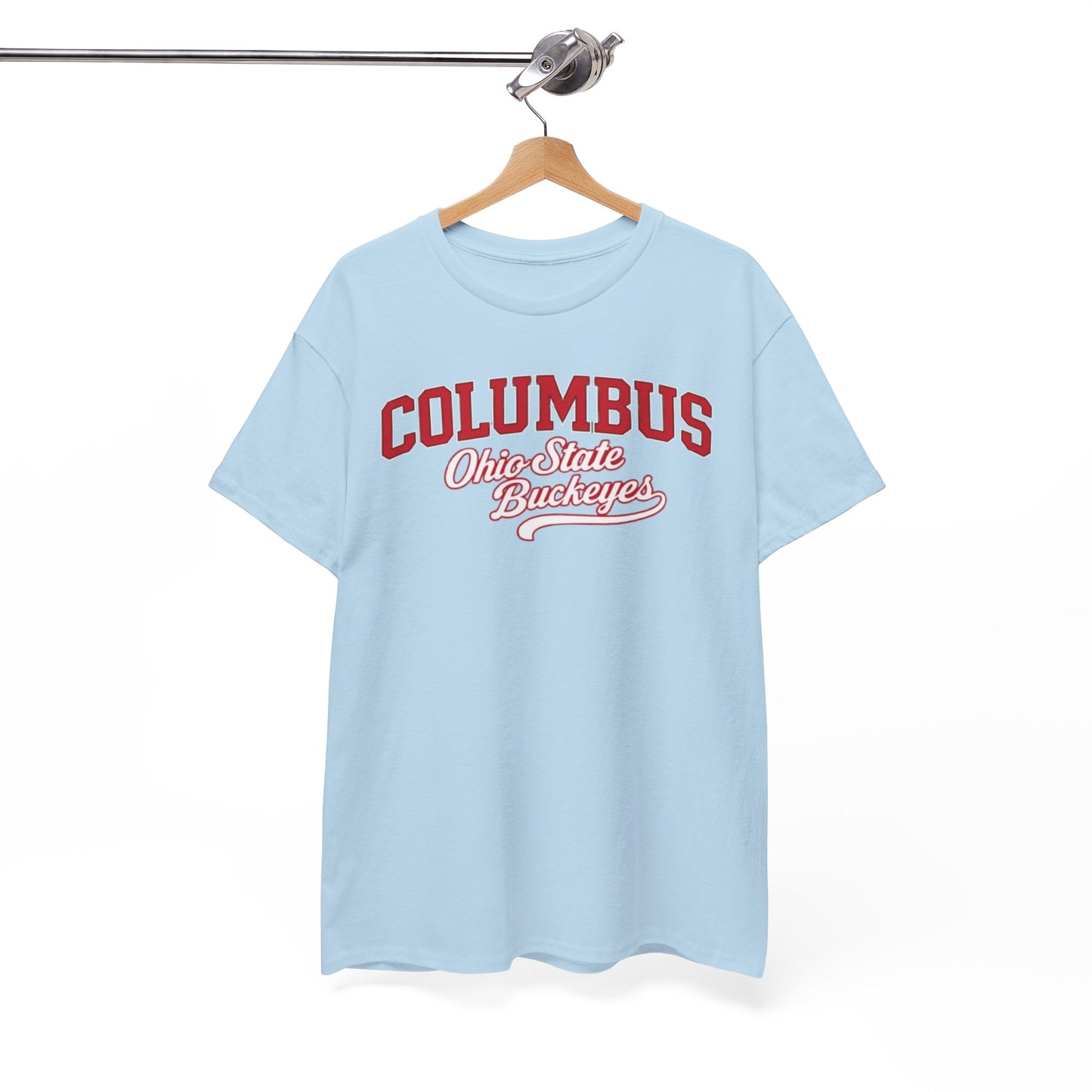 White Smoke Columbus Ohio Varsity T-Shirt – Retro College Style Streetwear Tee