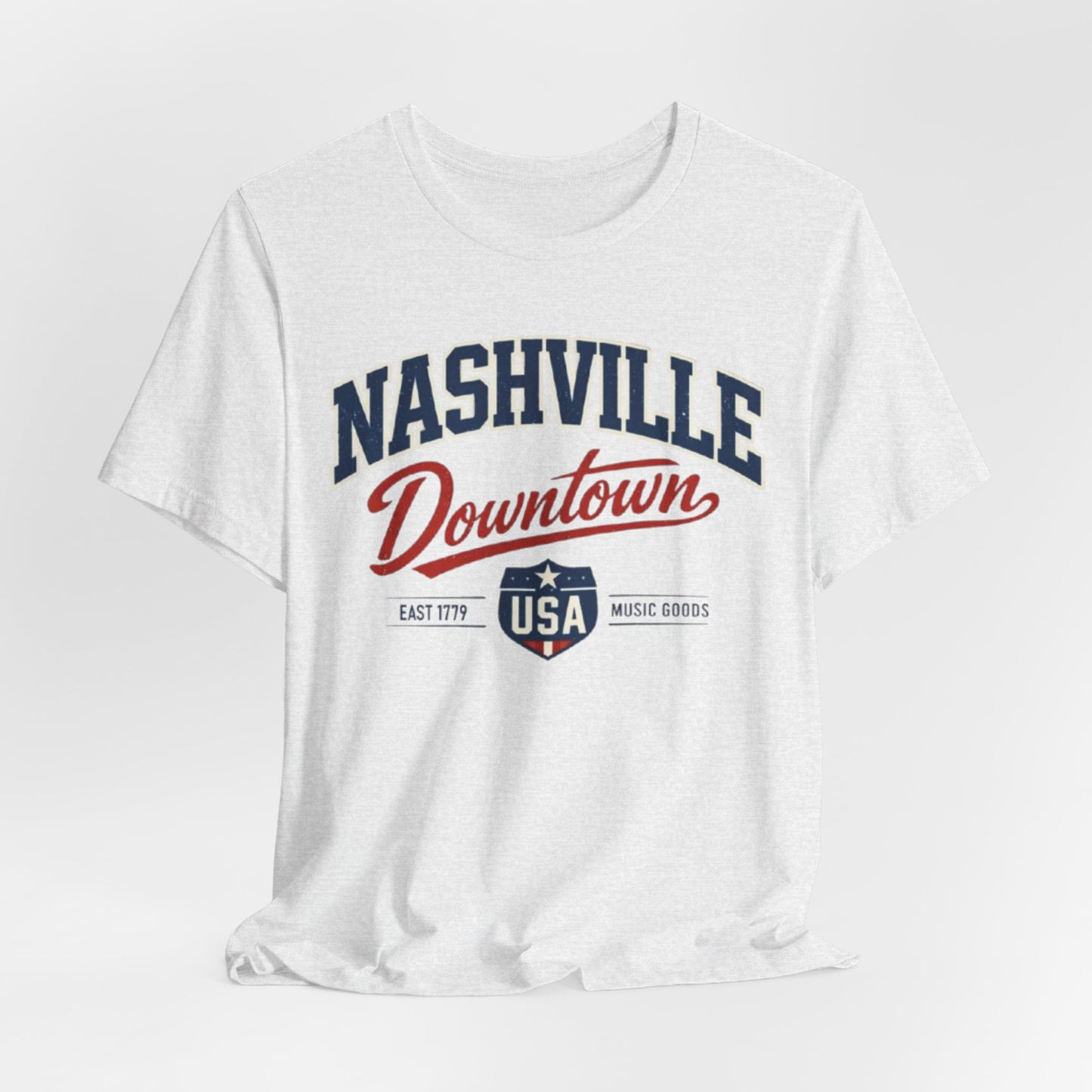 Nashville Downtown Tee — Vintage USA Music City Shirt